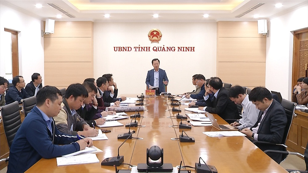 Phó Chủ tịch UBND tỉnh Cao Tường Huy chỉ đạo tại cuộc họp