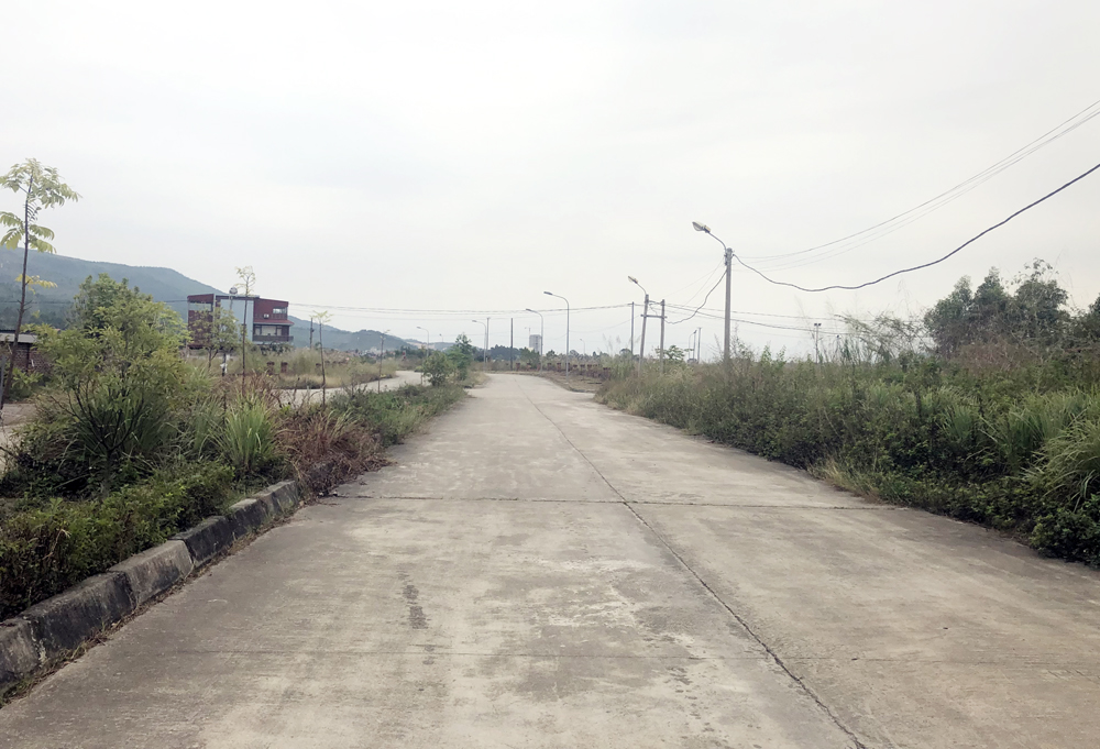 Dự án khu đô thị tại phường Trưng Vương, TP Uông Bí đến nay chưa hoàn thiện hạ tầng điện, nước.