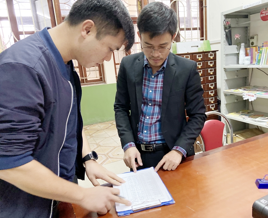 Ban giám hiệu trường TH-THCS&THPT Văn Lang (TP Hạ Long) kiểm tra 