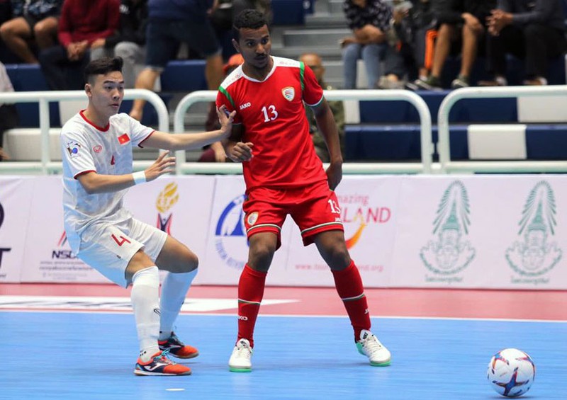 ĐT Futsal Việt Nam có trận thắng trước Oman. (Ảnh: VFF). 