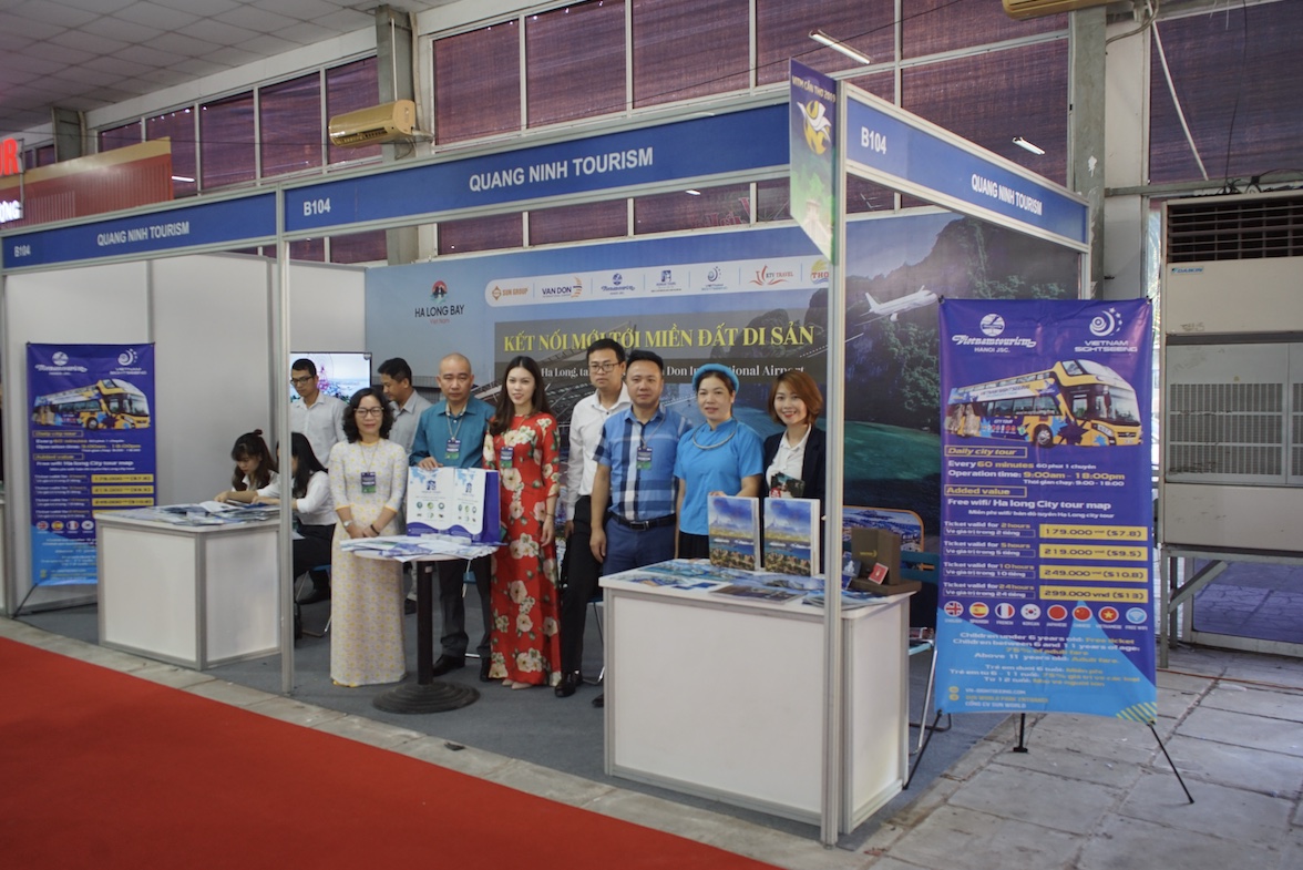 Gian hàng giới thiệu các điểm đến du lịch Quảng Ninh tại Hội chợ Du lịch quốc tế Cần Thơ - VITM
