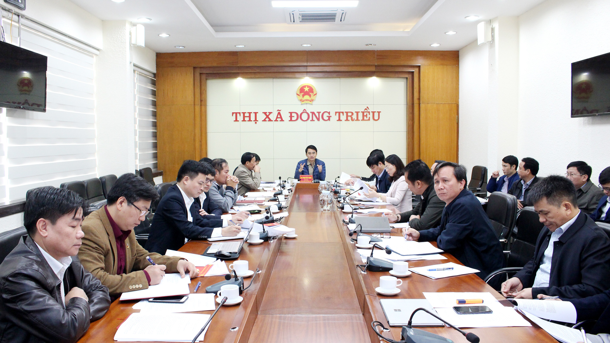 Thị ủy Đông Triều họp, định hướng các nhiệm vụ, giải pháp phát triển Đông Triều trong nhiệm kỳ 2020-2025.