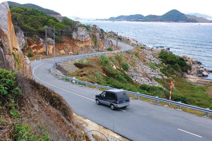 Một đoạn tuyến đường ven biển qua địa bàn tỉnh Nghệ An (ảnh internet)