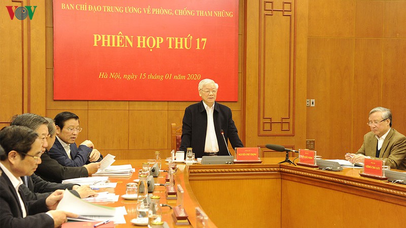 Tổng Bí thư, Chủ tịch nước Nguyễn Phú Trọng phát biểu tại phiên họp.