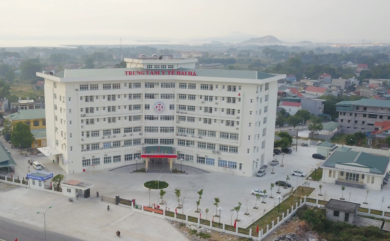 TTYT huyện Hải Hà đưa vào sử dụng khối nhà 8 tầng mới xây dựng.