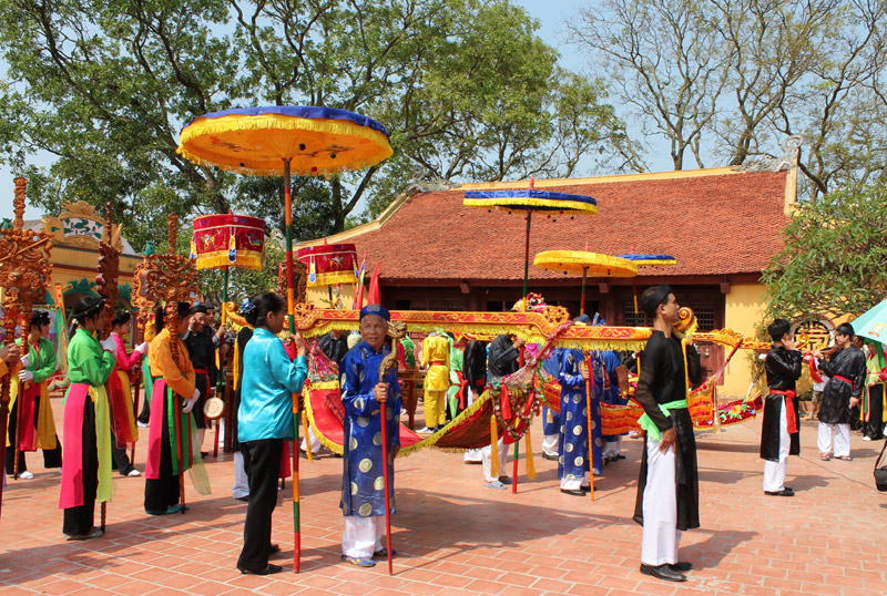  Miếu Tiên Công - nơi diễn ra lễ hội Tiên Công.