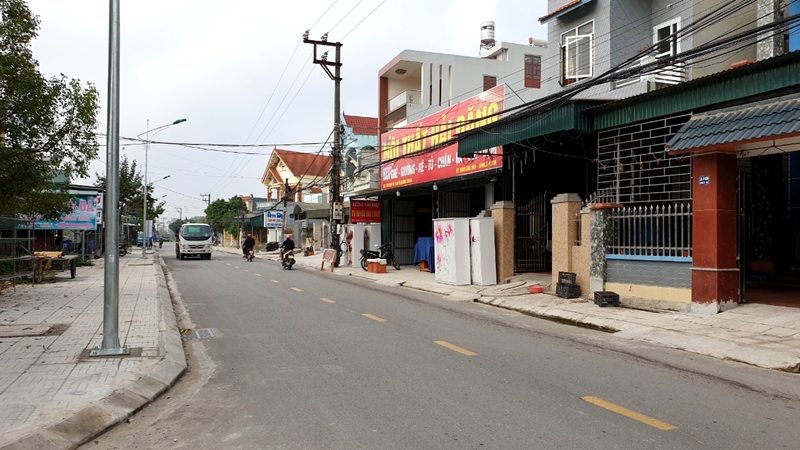 Xã Quảng Điền trước, nay là thị trấn Quảng Hà