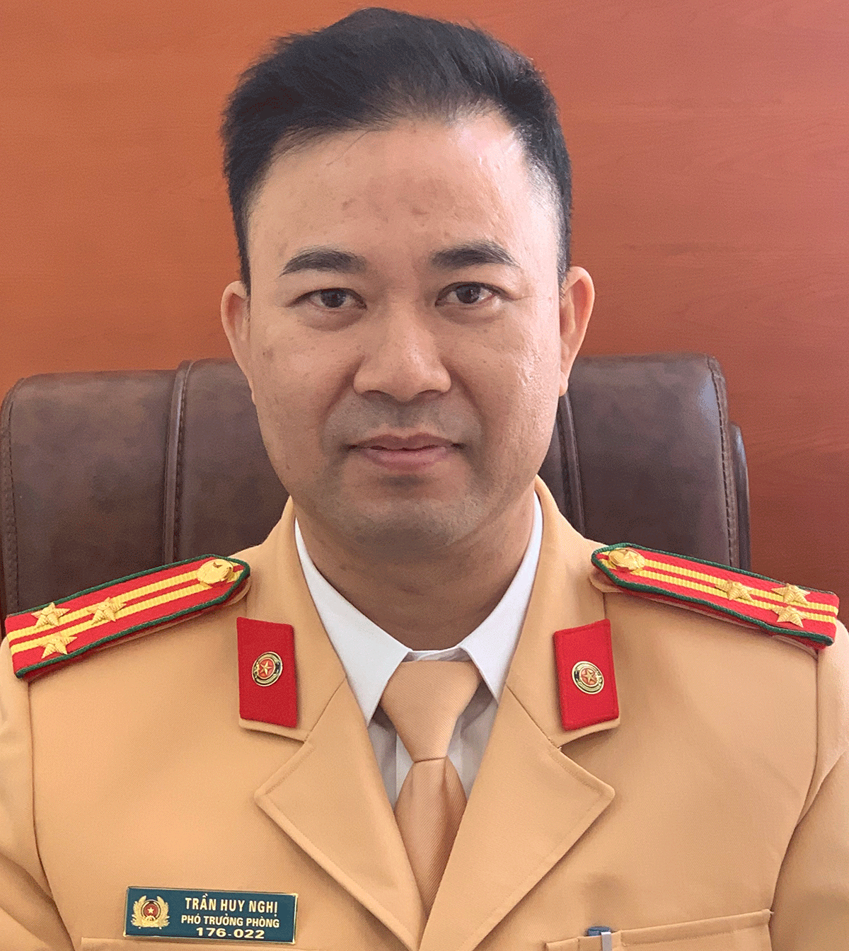 Thượng tá Trần Huy Nghị, Phó trưởng Phòng CSGT đường, bộ, đường sắt Công an tỉnh Quảng Ninh.