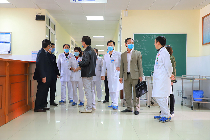 Kiểm tra công tác phòng, chống nCov tại Cẩm Phả, Uông Bí, Đông Triều