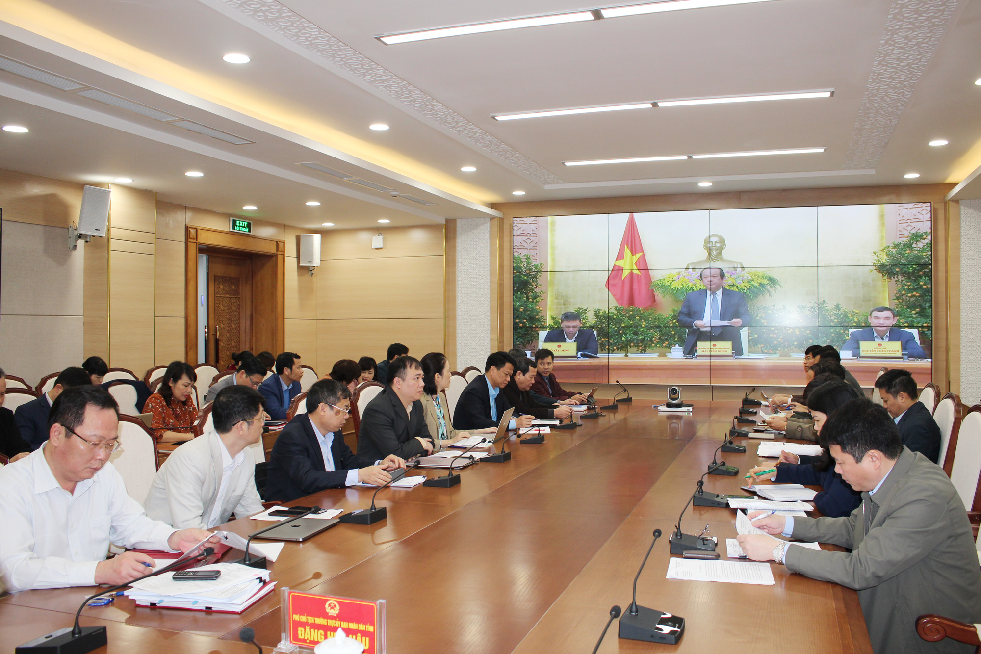 Đầu cầu Quảng Ninh dự hội nghị trực tuyến toàn quốc.