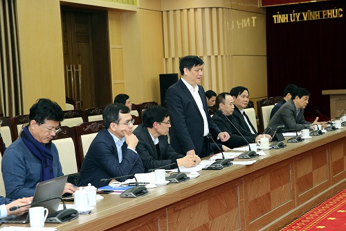 GS.TS. Nguyễn Thanh Long, Thứ trưởng Bộ Y tế phát biểu tại cuộc họp - Ảnh: VGP/Đình Nam