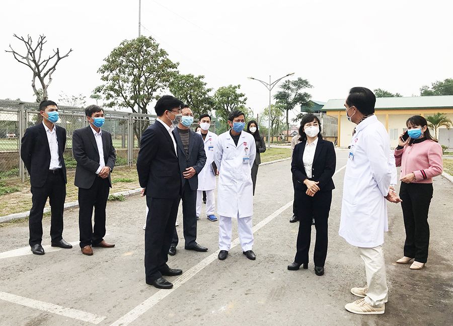 Hiện Bệnh viện Việt Nam - Thụy Điển Uông Bí đã chuẩn bị khu cách ly thoáng, cách xa các hạ tầng khám, chữa bệnh lân cận