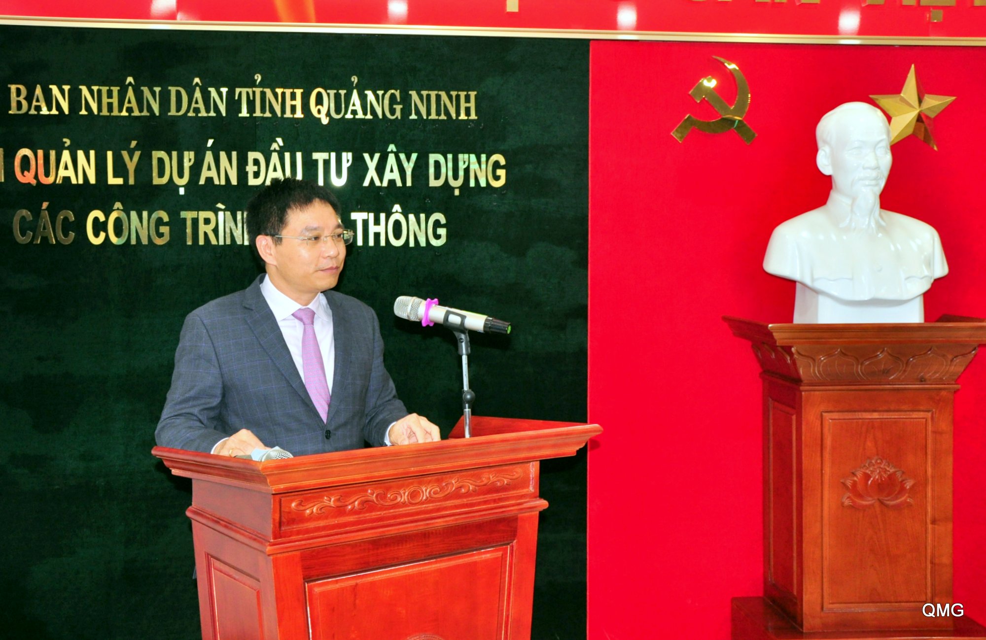 Phó Bí thư Tỉnh ủy, Chủ tịch UBND tỉnh Nguyễn Văn Thắng phát biểu tại hội nghị công bố 