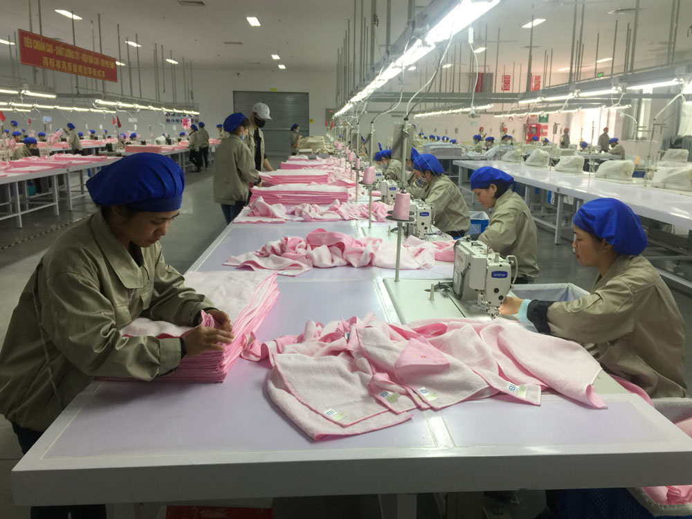 ản xuất khăn mặt, khăn tắm cao cấp Công ty TNHH Đại Đông Việt Nam (KCN Texhong Hải Hà)