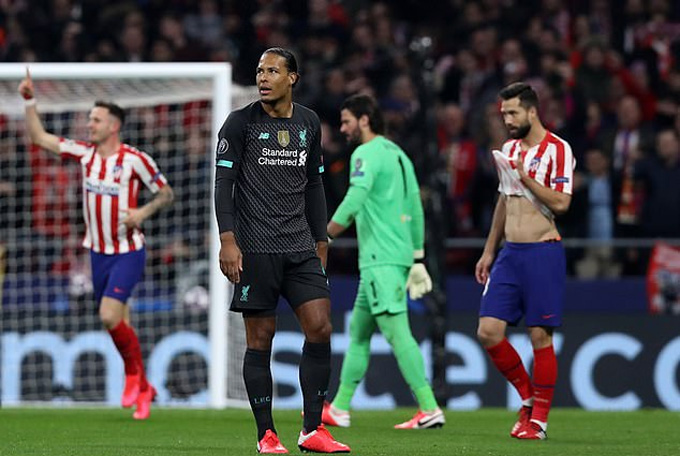 "Độc cô cầu bại" Liverpool đã bị Atletico trừng trị.