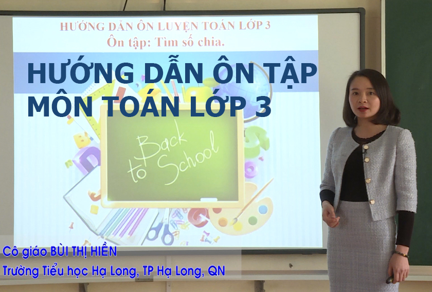 Hướng dẫn ôn tập môn Toán lớp 3