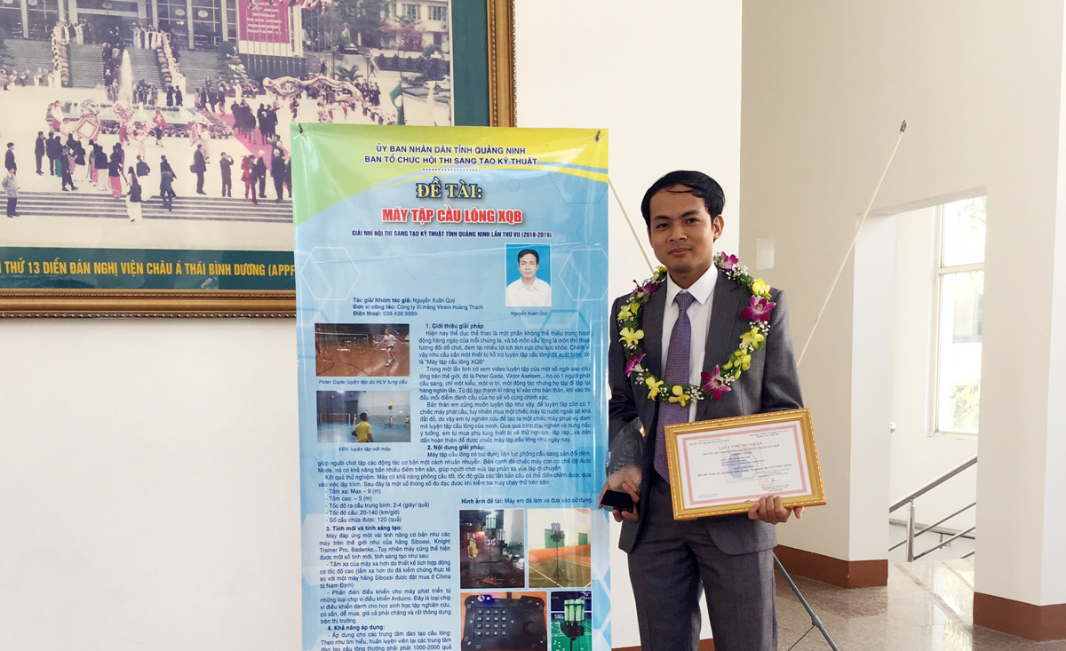 Anh Nguyễn Xuân Quý, phường Thanh Sơn, TP Uông Bí với giải pháp