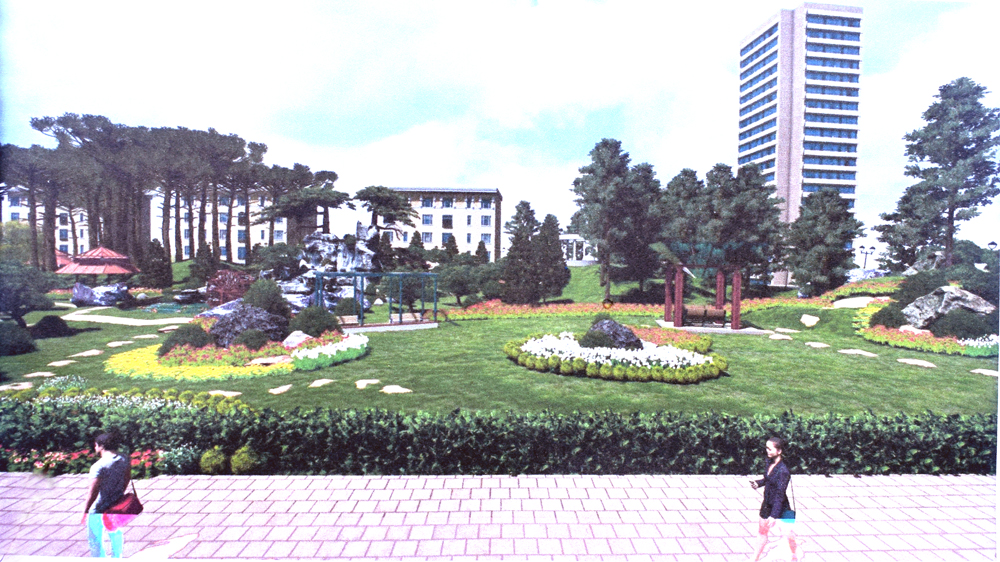 Một góc Công viên Tùng Cô Tô giai ddianj 1, ảnh phối cảnh của Công ty