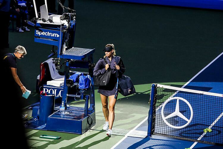 Sự cố doping rồi chấn thuơng liên miên khiến Sharapova không thể trở lại đỉnh cao. Ảnh: NYT.