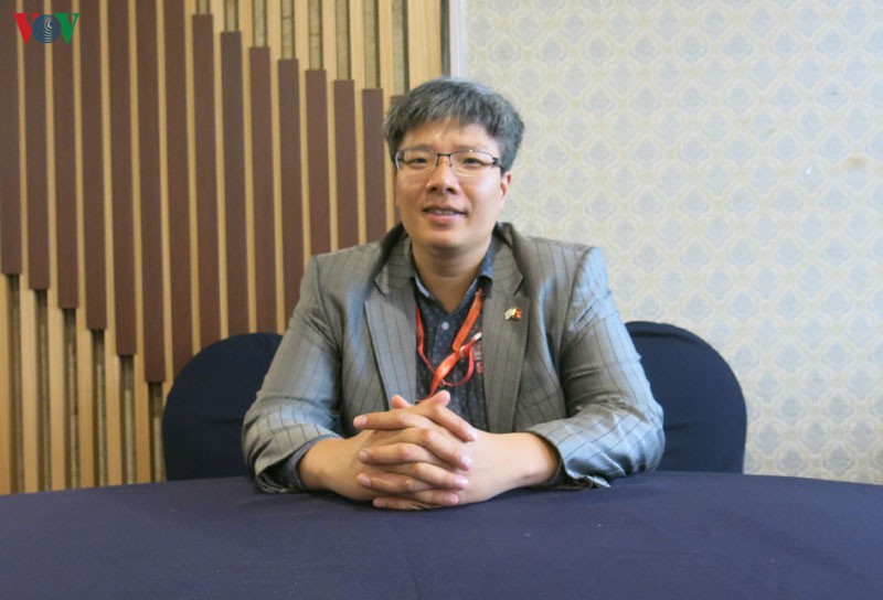 Ông Trần Hải Linh, Chủ tịch Hiệp hội doanh nhân Việt Nam tại Hàn Quốc.