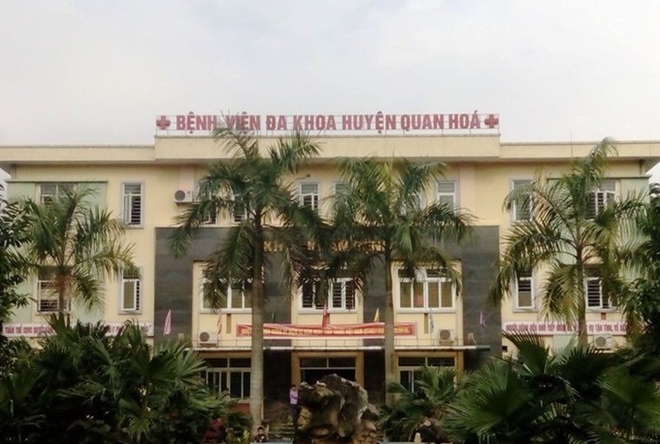 Bệnh viện đa khoa huyện Quan Sơn - nơi xảy ra vụ nhận hối lộ