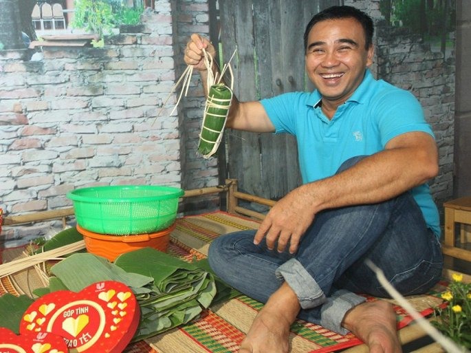 Hình ảnh giản dị của MC Quyền Linh. Ảnh: T.L
