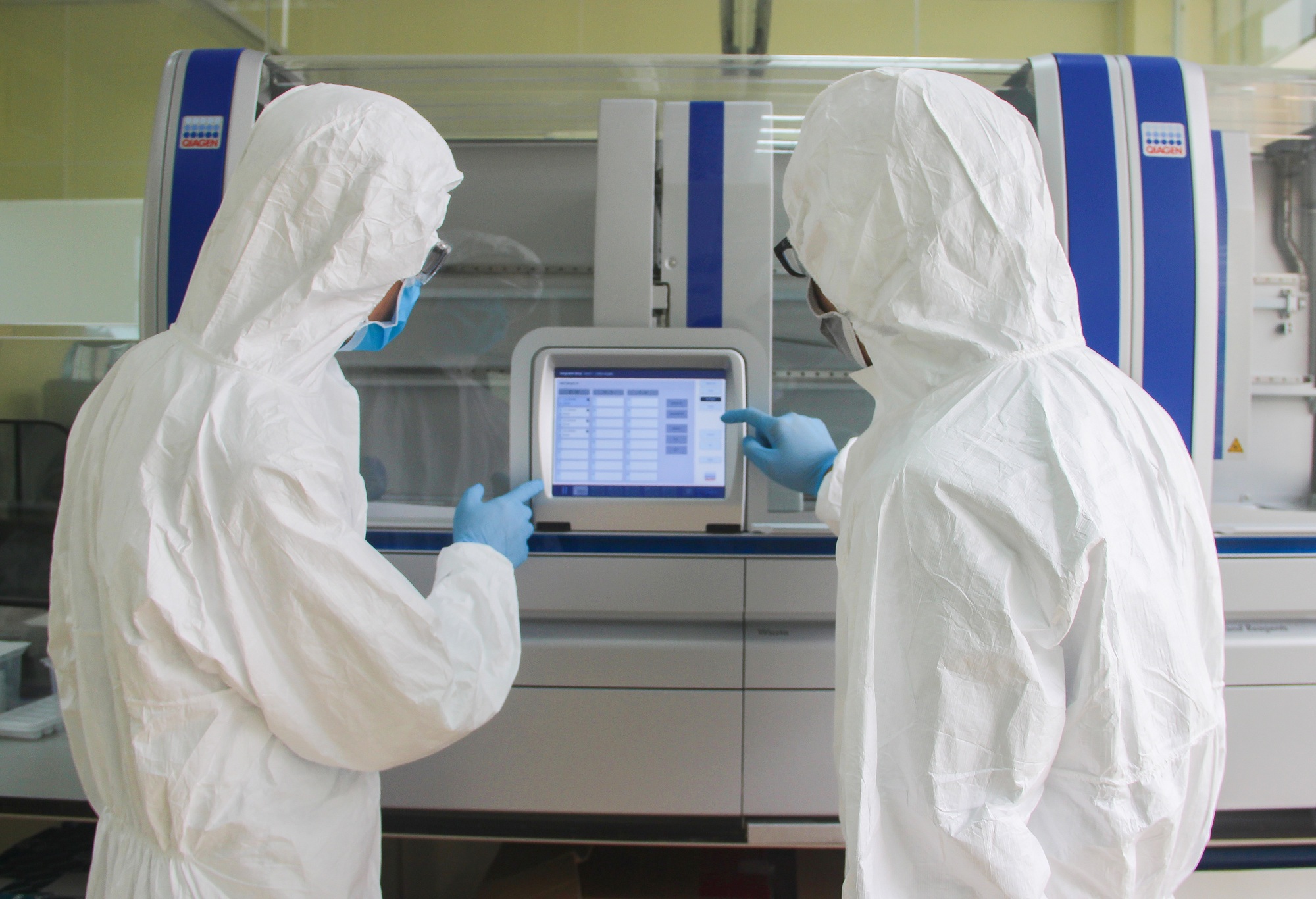 Kỹ thuật Real time RT-PCR chẩn đoán nCoV được sử dụng tại Trung tâm.