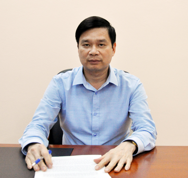Đồng chí Phạm Xuân Đài, Bí thư Huyện ủy, Chủ tịch UBND huyện Hải Hà.
