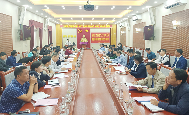 Ban Tuyên giáo Huyện ủy tổ chức Lớp Bồi dưỡng nghiệp vụ công tác tuyên giáo năm 2019