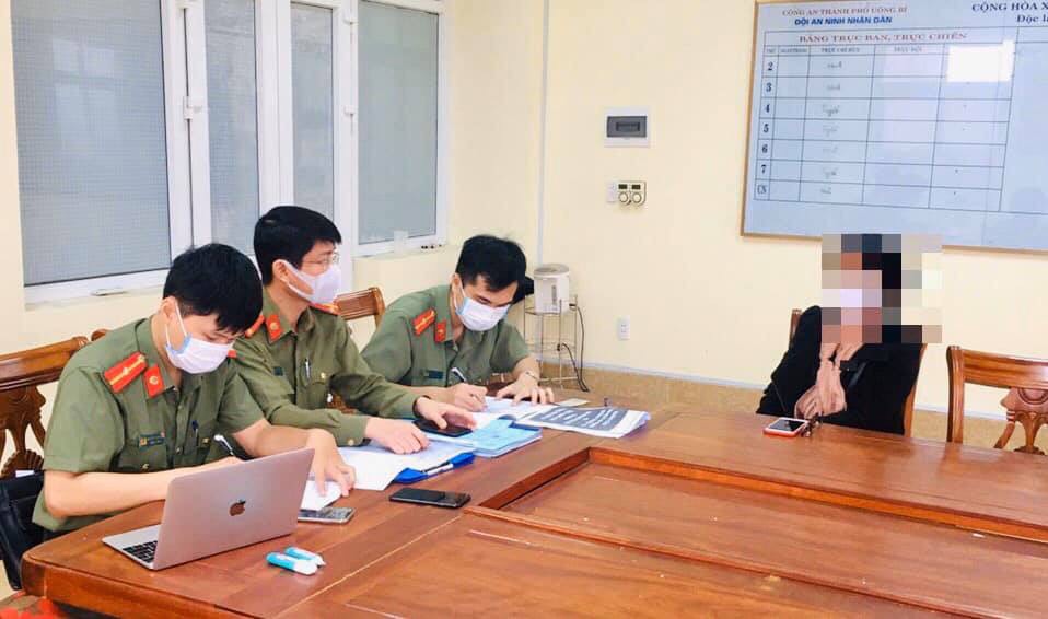 Công an TP Uông Bí triệu tập đối tượng tung tin sai sự thật về Covid-19