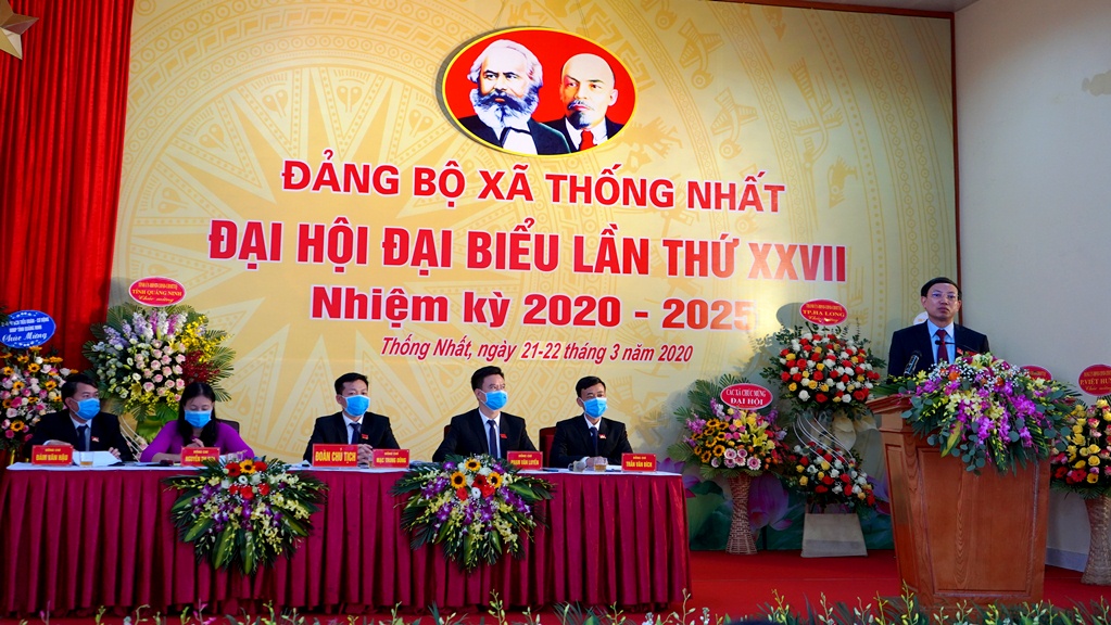 Bí thư Tỉnh ủy Nguyễn Xuân Ký chỉ đạo tại Đại hội.