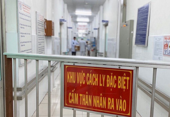 Bệnh viện Nhiệt đới TP. Hồ Chí Minh, nơi đang điều trị một số bệnh nhân mắc Covid-19
