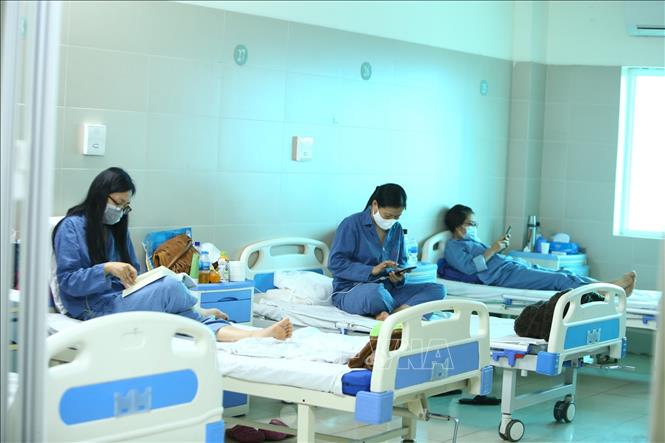 Khu cách ly người Việt Nam có kết quả xét nghiệm âm tính tại bệnh viện Thanh Nhàn (Hà Nội). Ảnh: Minh Quyết/TTXVN