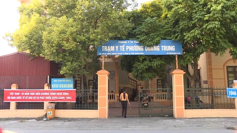 Nhà tạm lánh được đặt tại Trạm Y tế phường Quang Trung, TP Uông Bí