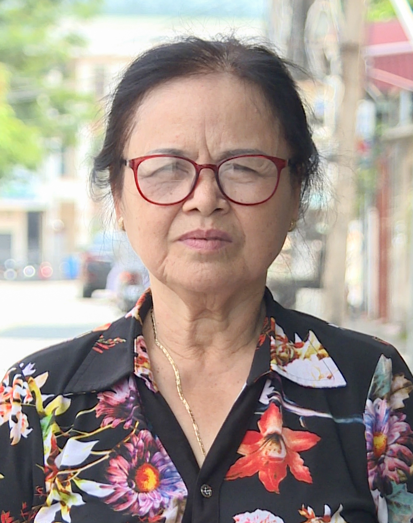 Bà Nguyễn Thị Hân, người dân khu 8, phường Quang Trung, TP Uông Bí