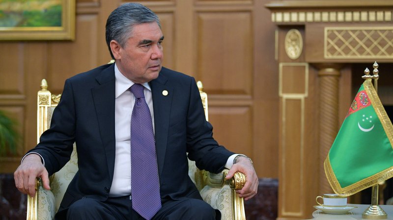 Tổng thống Turkmenistan, Berdymukhamedov. Ảnh: AP