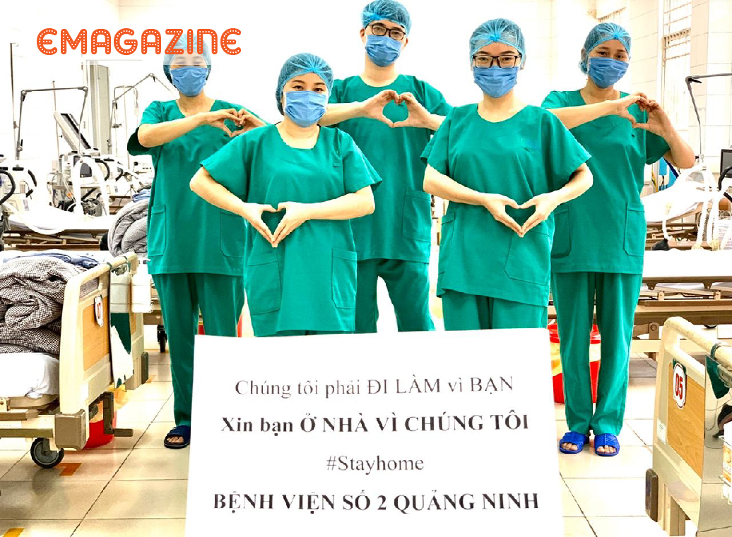 "Chúng tôi đi làm vì các bạn, các bạn ở nhà vì chúng tôi"