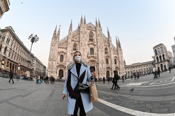 Số ca nhiễm tăng thấp nhất từ khi phong toả, Italia tuyên bố dịch đi xuống. (Ảnh: AFP)