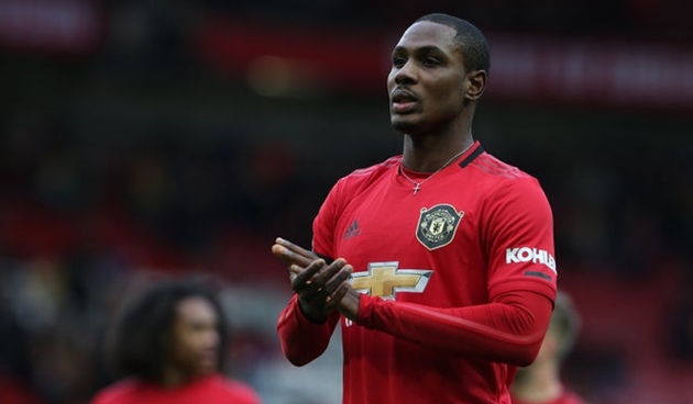  Odion Ighalo trong màu áo Manchester United.