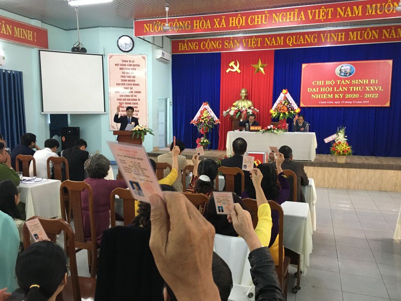 Đại hội Đảng cấp cơ sở tại Đà Nẵng.