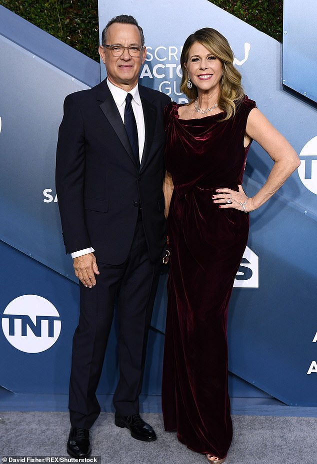 Tom Hanks và bà xã Rita Wilson.
