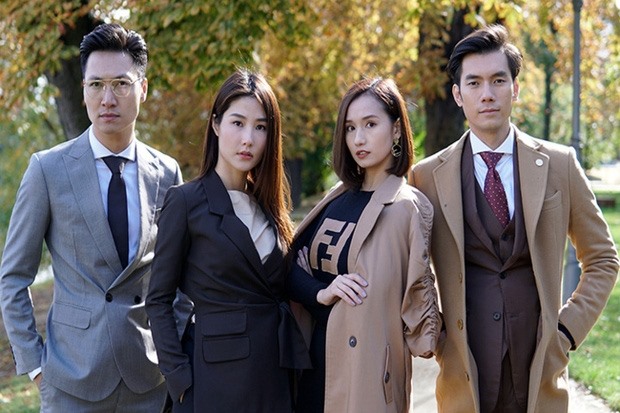 Dàn diễn viên trong “Tình yêu và tham vọng“. Ảnh: VFC