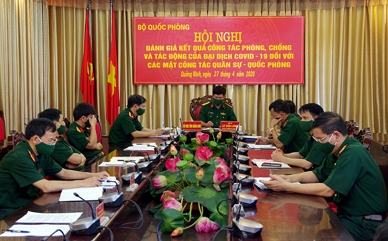 Quang cảnh tại điểm cầu Bộ CHQS tỉnh Quảng Ninh