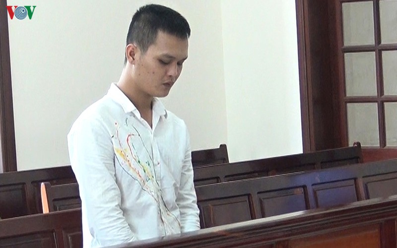  Bị cáo Vũ tại phiên tòa