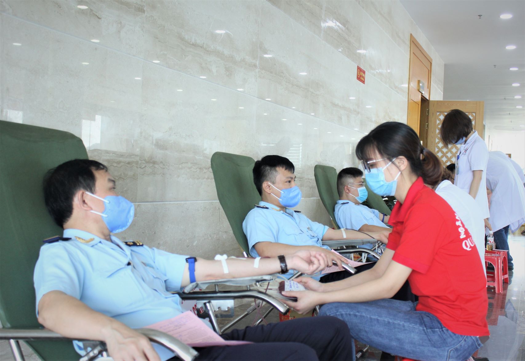Sau sàng lọc nhóm máu, Ban tổ chức tiếp nhận 120 đơn vị máu