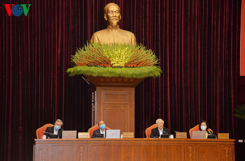  Tổng bí thư, Chủ tịch nước Nguyễn Phú Trọng phát biểu tại hội nghị cán bộ toàn quốc.