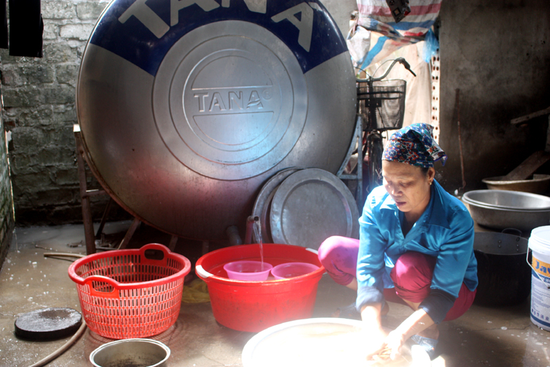  Người dân xã Tiền Phong (TX Quảng Yên) được cung cấp đầy đủ nước sạch sinh hoạt từ Chương trình PforR.