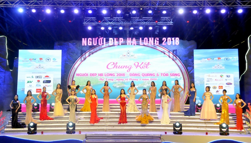 Chung kết Cuộc thi Người đẹp Hạ Long 2018.