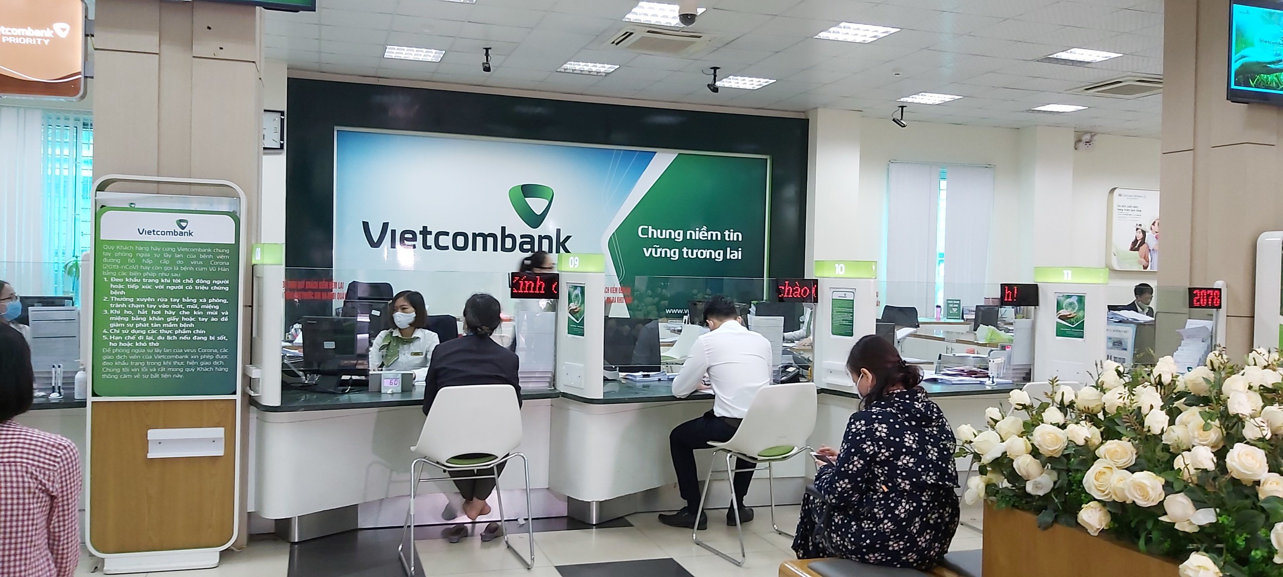 Vietcombank Quảng Ninh là một trong những ngân hàng thực hiện rất hiệu quả Thông tư 01.
