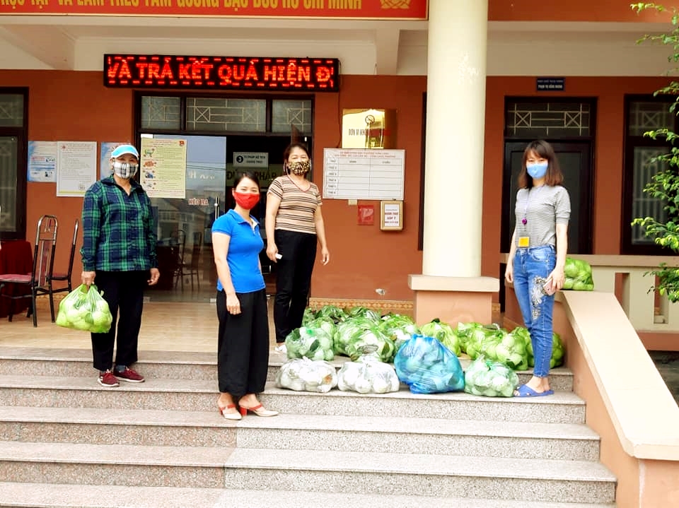 Hội LHPN phường Tuần Châu hỗ trợ tiêu thụ ổi cho bà con nông dân xã Sơn Dương